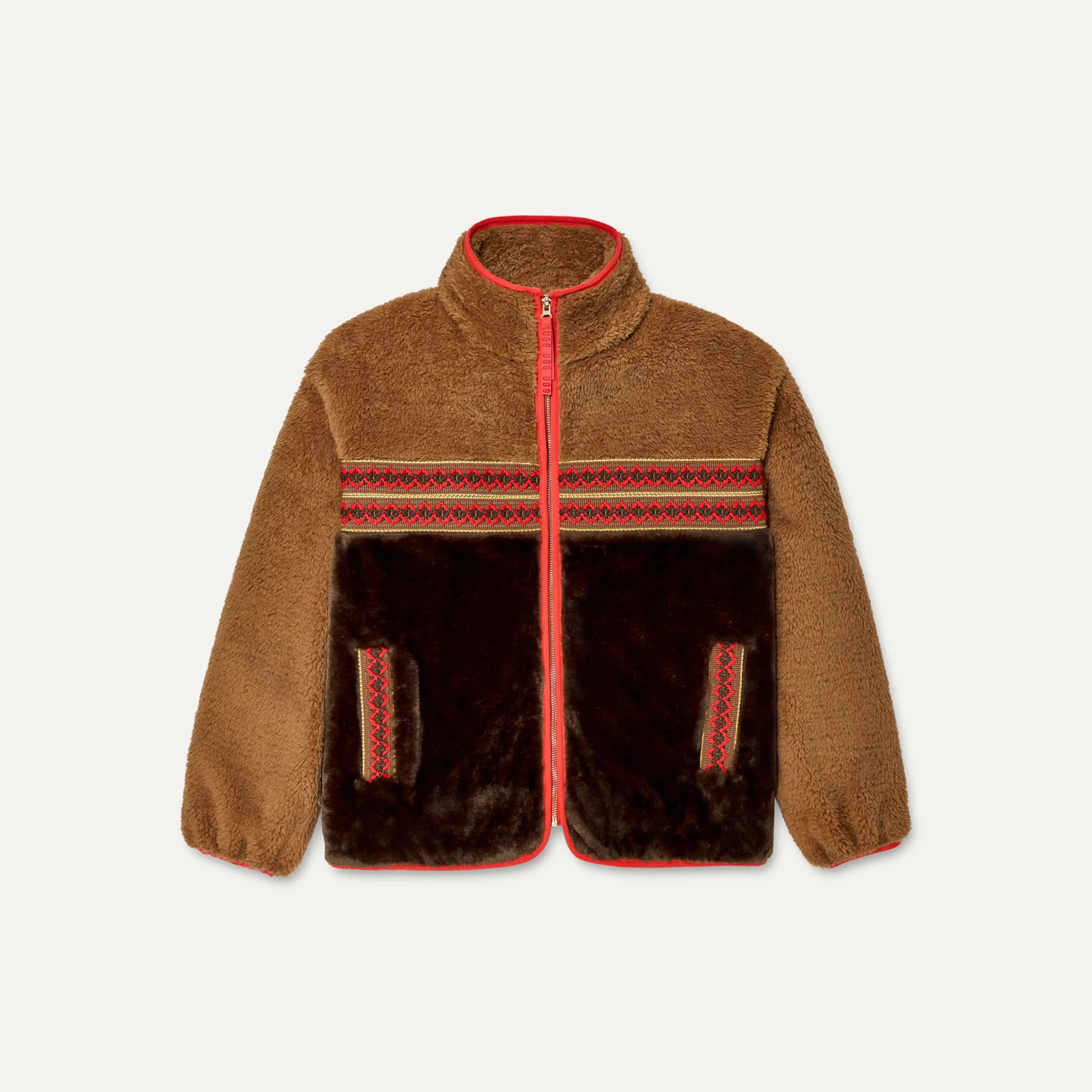 新作 UGG Marlene Sherpa Heritage Braidフリースジャケット Marlene Sherpa Jacket Heritage Braid | UGG®